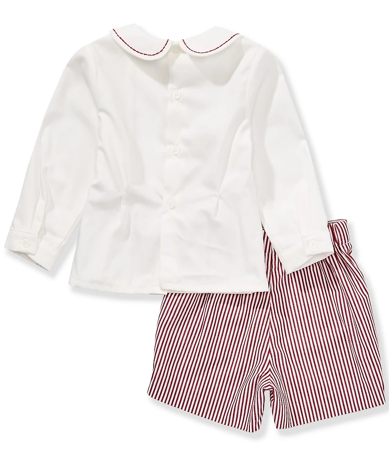 Edgehill Collection x The Broke Brooke Little Boys Henry Stripe Short Set