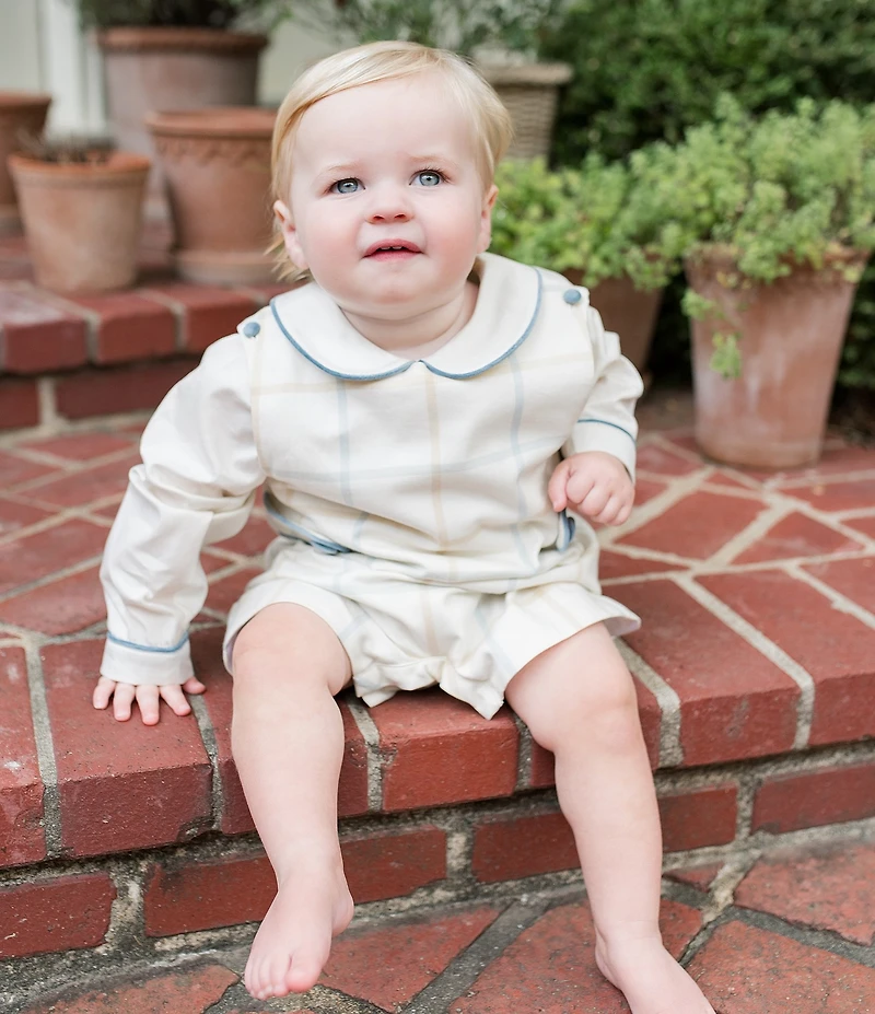 Edgehill Collection x The Broke Brooke Little Boys Jensen Plaid Jon Jon