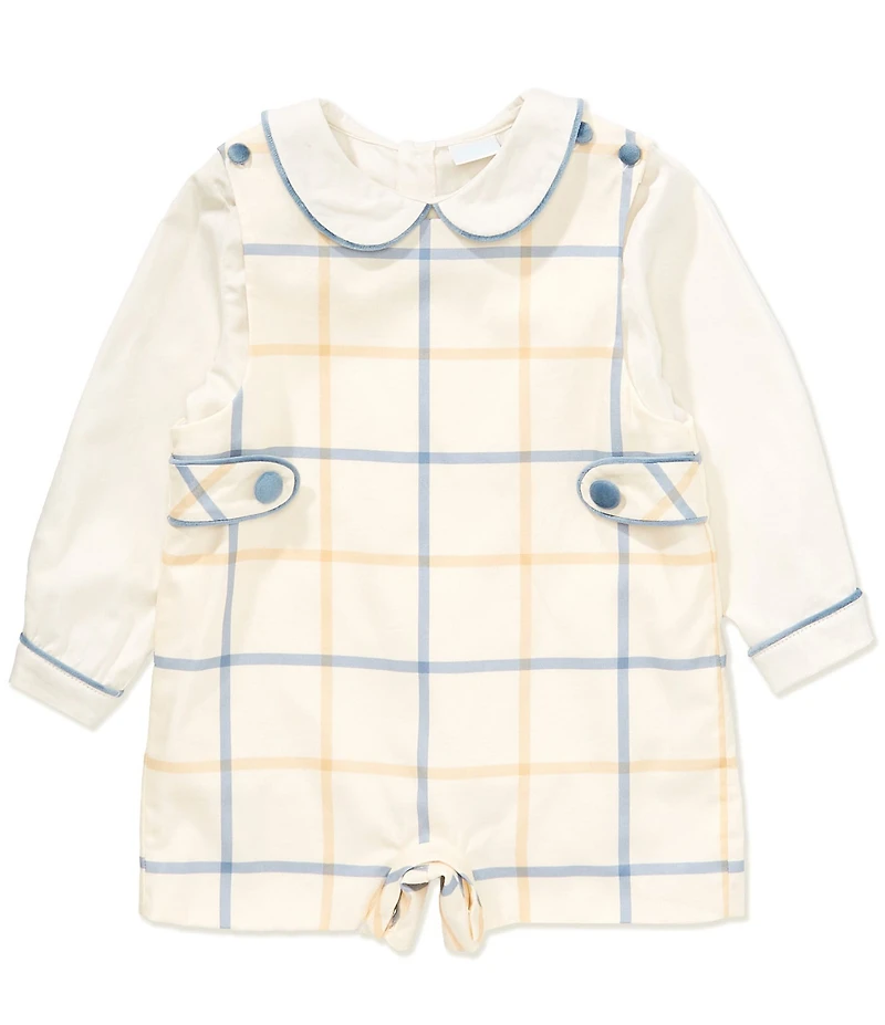 Edgehill Collection x The Broke Brooke Little Boys Jensen Plaid Jon Jon