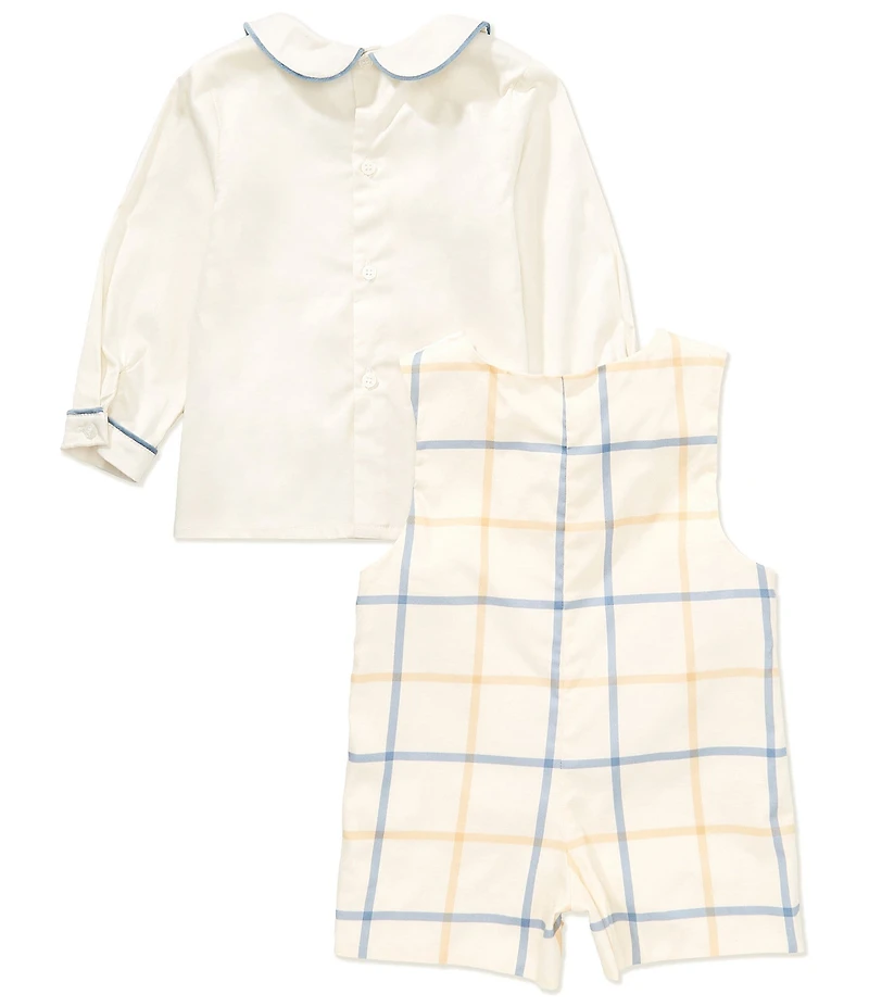 Edgehill Collection x The Broke Brooke Little Boys Jensen Plaid Jon Jon