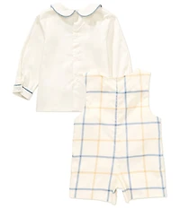 Edgehill Collection x The Broke Brooke Little Boys Jensen Plaid Jon Jon