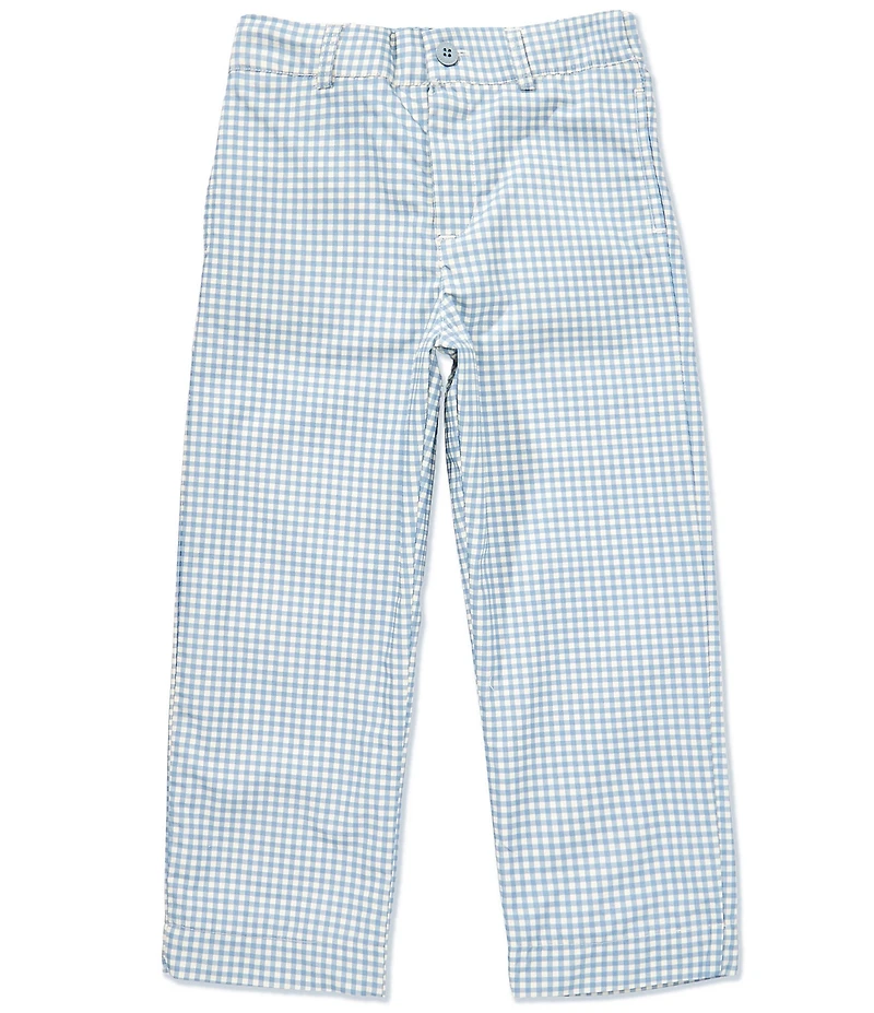 Edgehill Collection x The Broke Brooke Little Boys Knox Gingham Pants