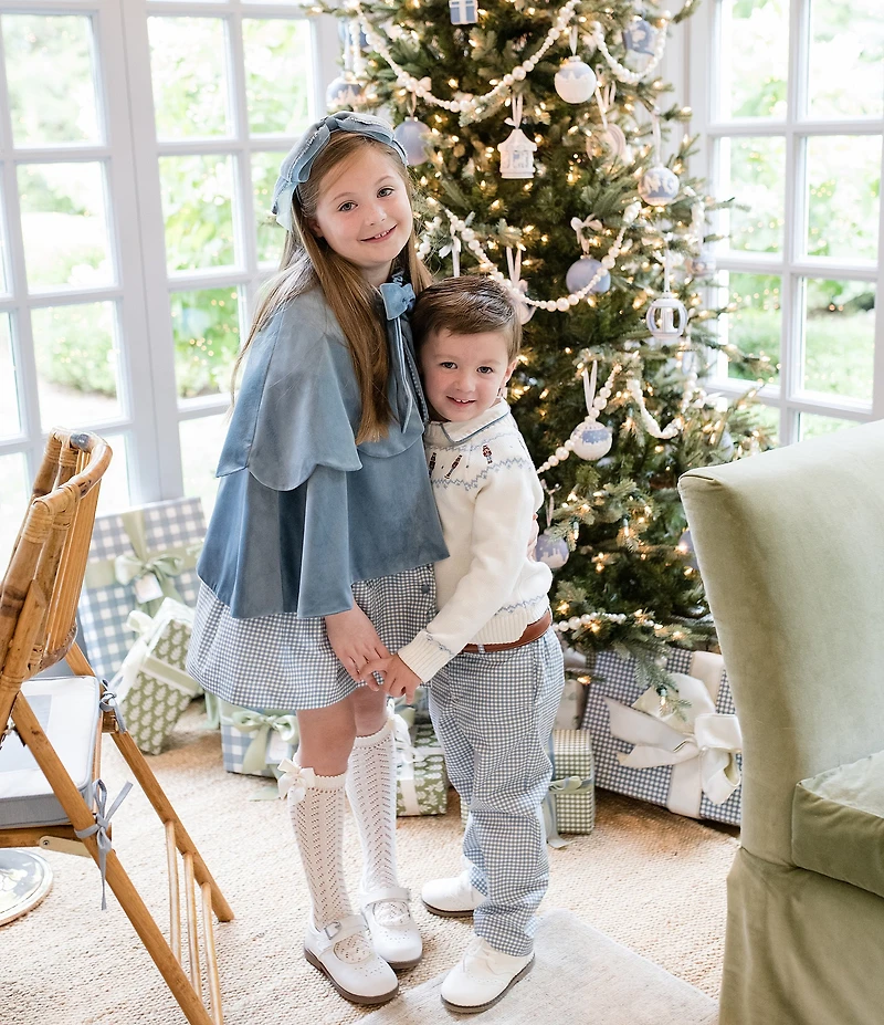 Edgehill Collection x The Broke Brooke Little Boys Knox Gingham Pants