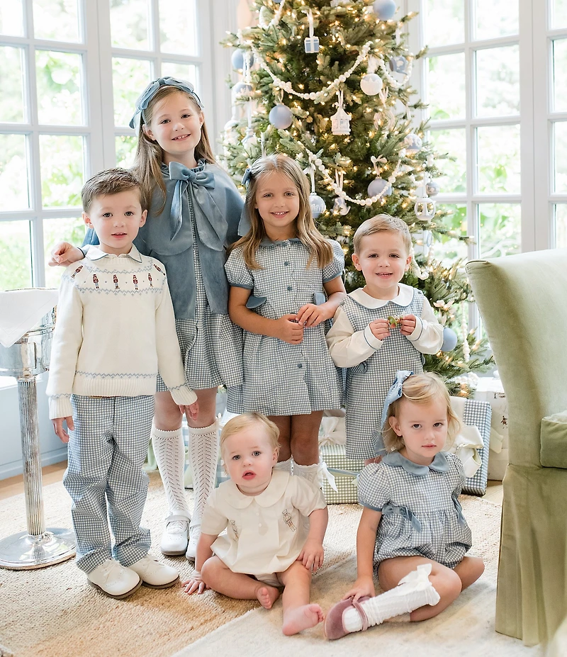 Edgehill Collection x The Broke Brooke Little Boys Knox Gingham Pants