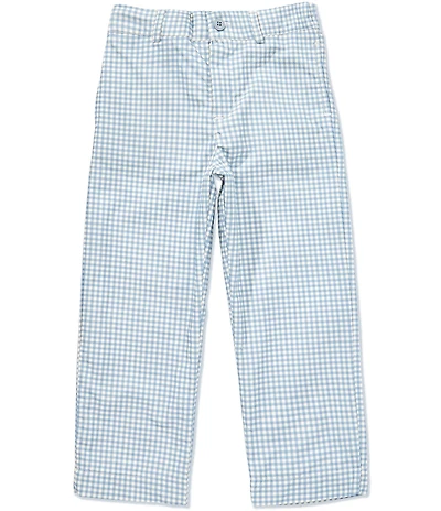 Edgehill Collection x The Broke Brooke Little Boys Knox Gingham Pants