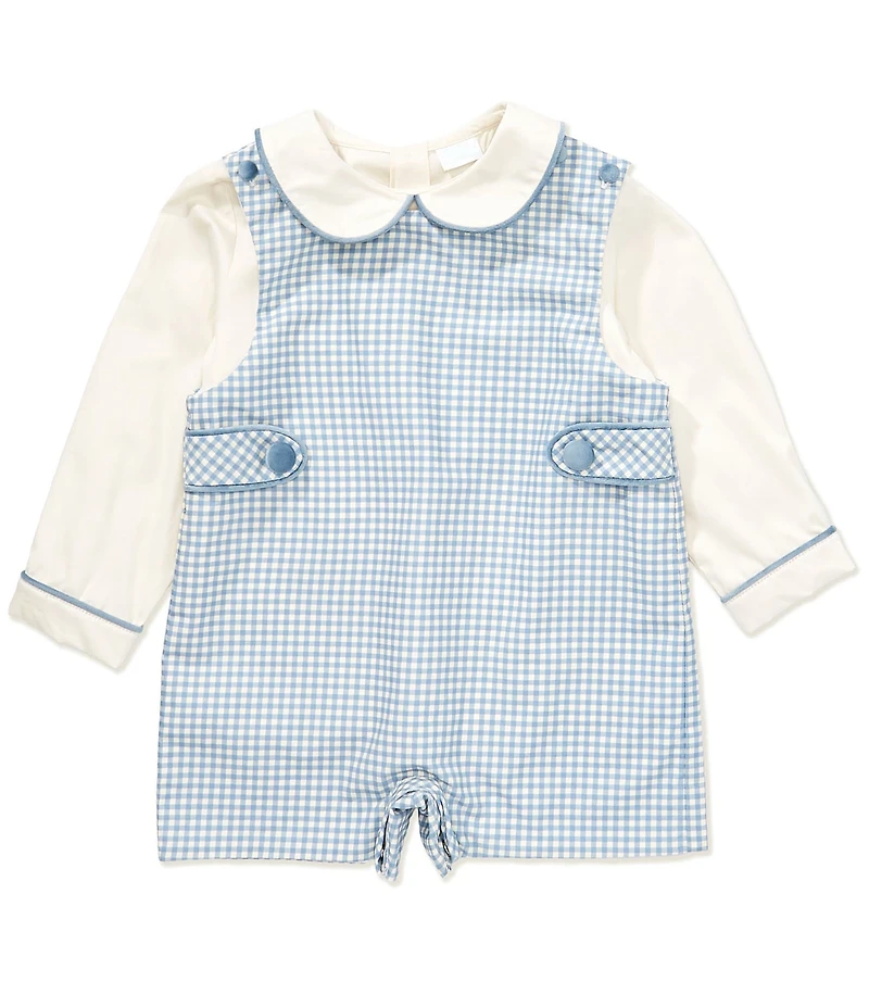 Edgehill Collection x The Broke Brooke Little Boys William Gingham Jon Jon