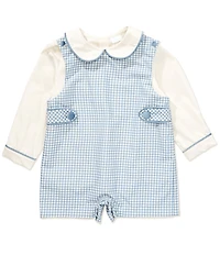 Edgehill Collection x The Broke Brooke Little Boys William Gingham Jon Jon