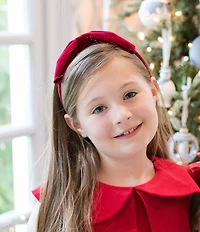 Edgehill Collection x The Broke Brooke Little Girls Elizabeth Bow Headband