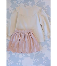 Edgehill Collection x The Broke Brooke Girls Elle Smock Skater Skirt Set