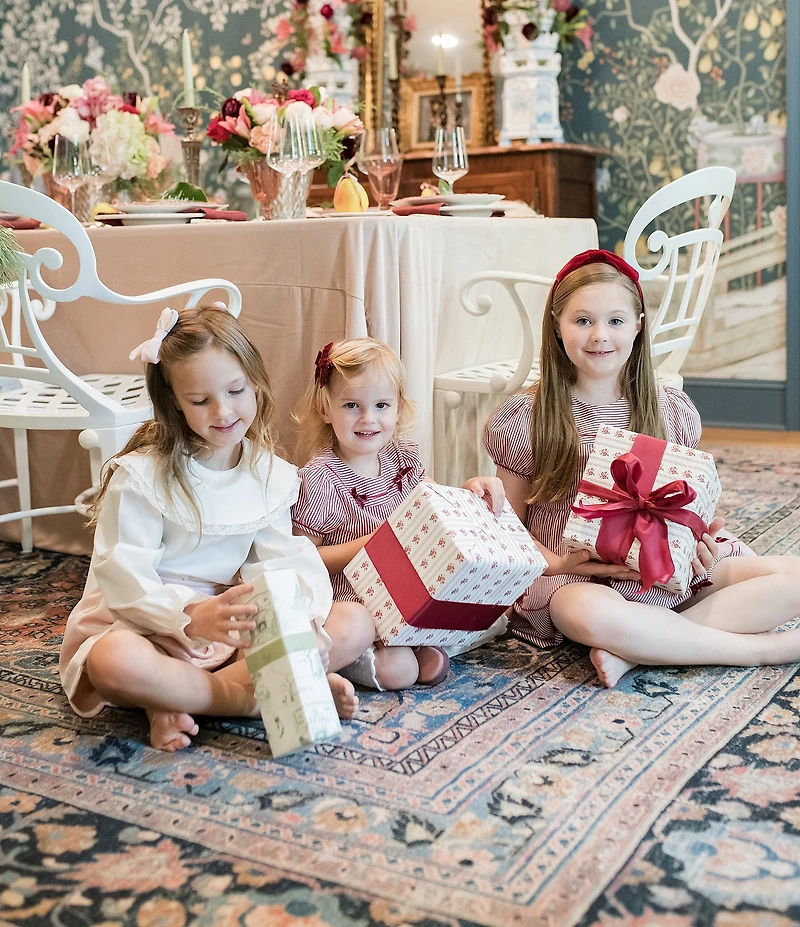 Edgehill Collection x The Broke Brooke Girls Elle Smock Skater Skirt Set