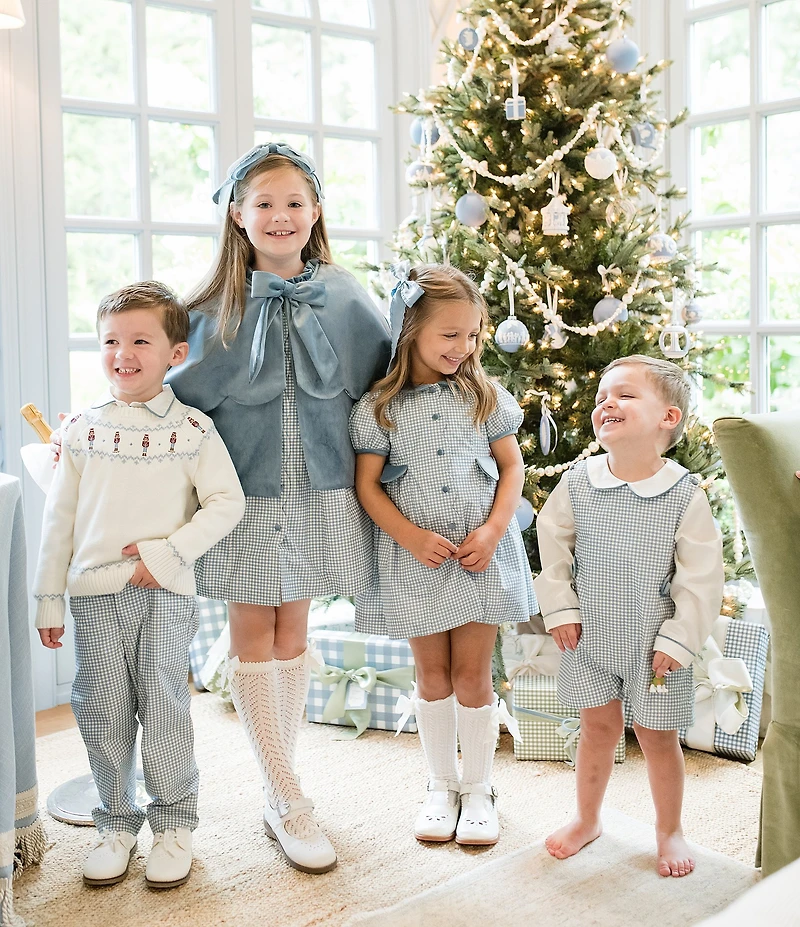 Edgehill Collection x The Broke Brooke Little/Big Boys Fritz Fair Isle Nutcracker Sweater