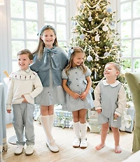 Edgehill Collection x The Broke Brooke Little/Big Boys Fritz Fair Isle Nutcracker Sweater