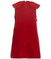 Edgehill Collection x The Broke Brooke Girls Adrienne Velvet Bow Dress