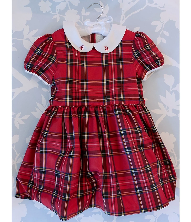 Edgehill Collection x The Broke Brooke Girls Charlotte Tartan Dress