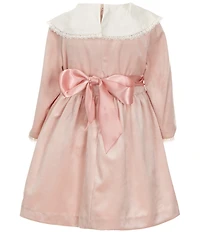 Edgehill Collection x The Broke Brooke Girls Clara Velvet Nutcracker Dress