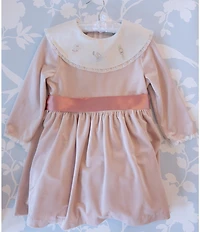 Edgehill Collection x The Broke Brooke Girls Clara Velvet Nutcracker Dress