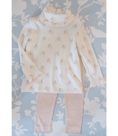 Edgehill Collection x The Broke Brooke Little/Big Girls Emerson Vintage Santa Set