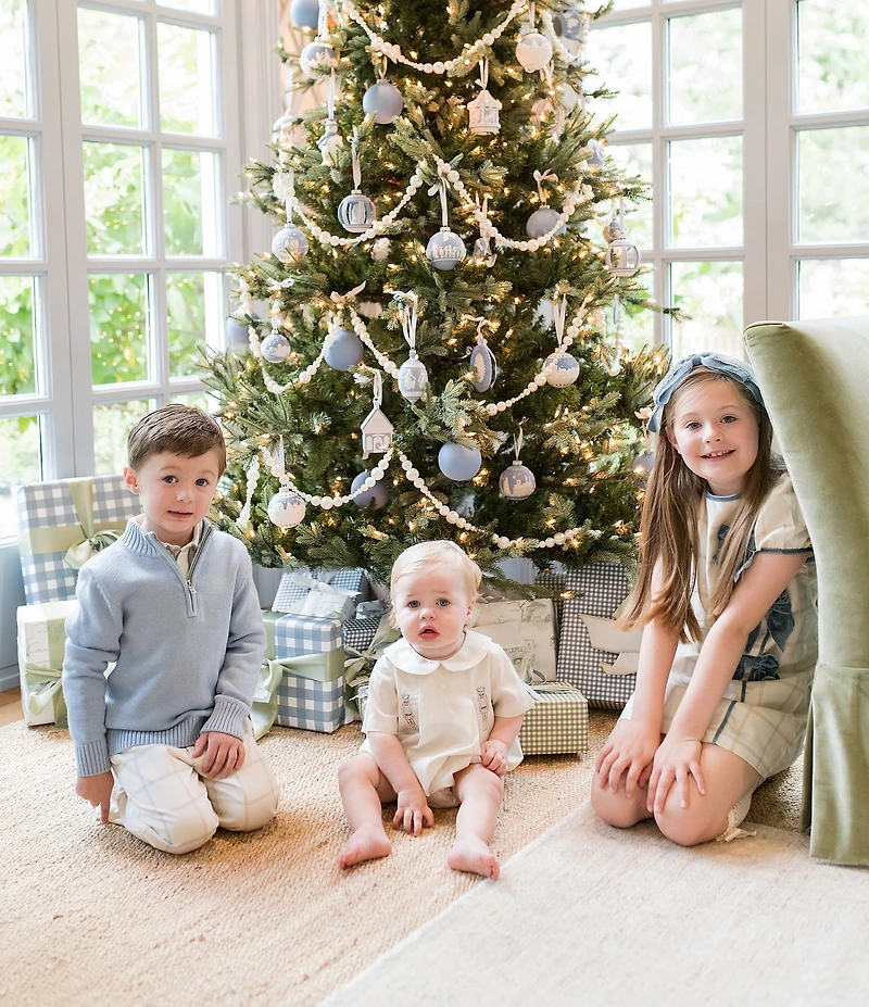 Edgehill Collection x The Broke Brooke Girls Lively Plaid Shift Dress