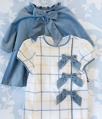 Edgehill Collection x The Broke Brooke Girls Lively Plaid Shift Dress