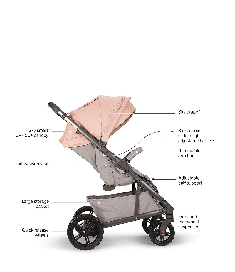 Edgehill Collection X Nuna TAVO™ Stroller and PIPA™ Urbn Infant Car Seat Travel System