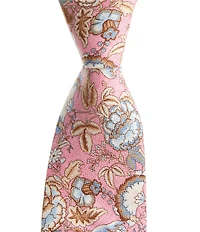 Edward Armah Floral 3.3#double; Silk Tie