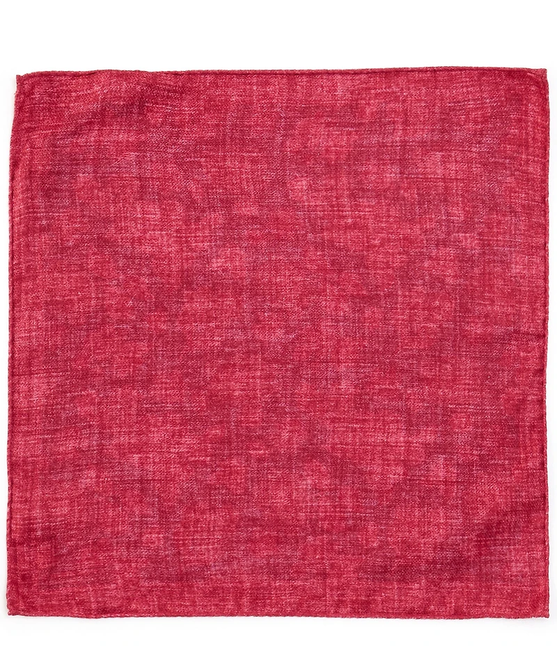 Edward Armah Floral Reversible Silk Pocket Square