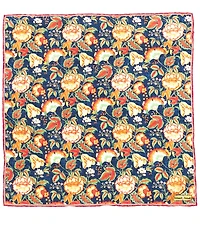 Edward Armah Floral Silk Pocket Square