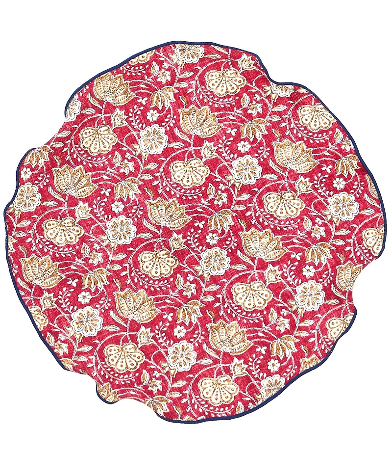 Edward Armah Flower Halo Dot Silk Pocket Square