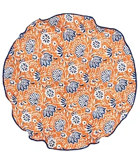 Edward Armah Flower Halo Dot Silk Pocket Square