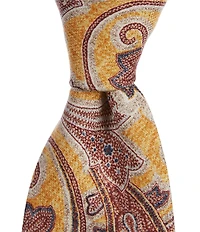 Edward Armah Grand Paisley 3.5#double; Silk Tie
