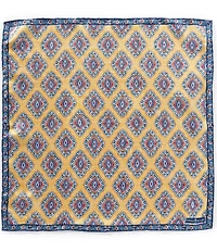 Edward Armah Medallion Silk Pocket Square
