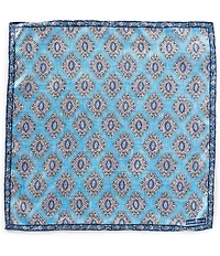 Edward Armah Medallion Silk Pocket Square