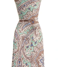 Edward Armah Paisley 3.3#double; Silk Tie