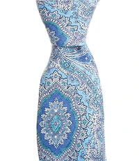 Edward Armah Paisley 3.3#double; Silk Tie