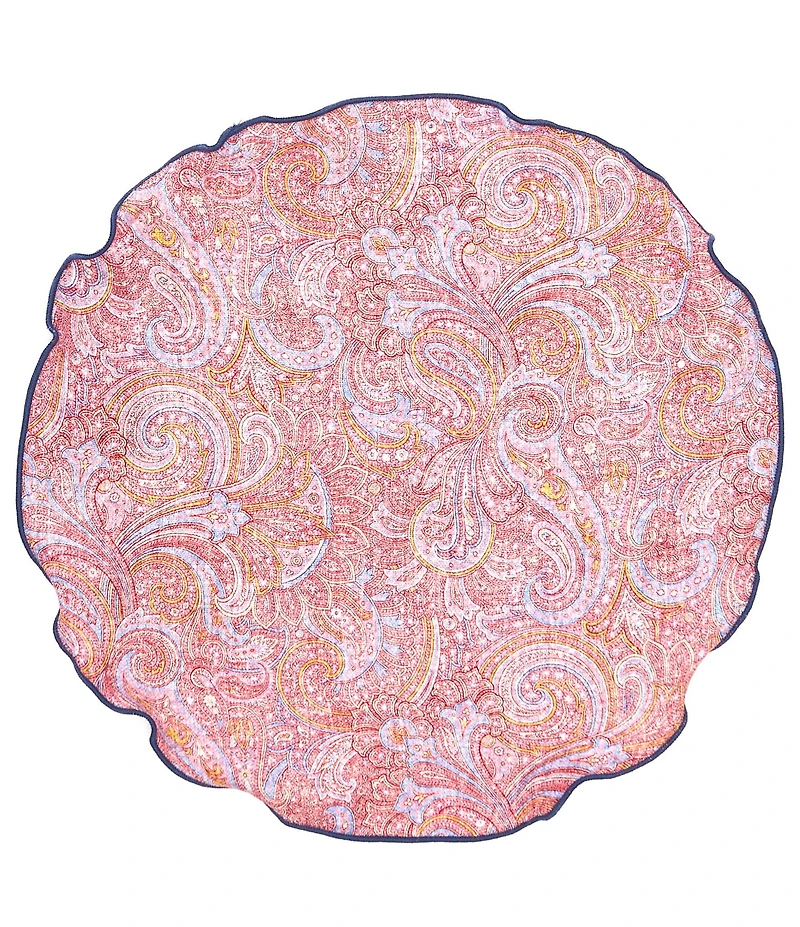 Edward Armah Paisley Floral Silk Pocket Square