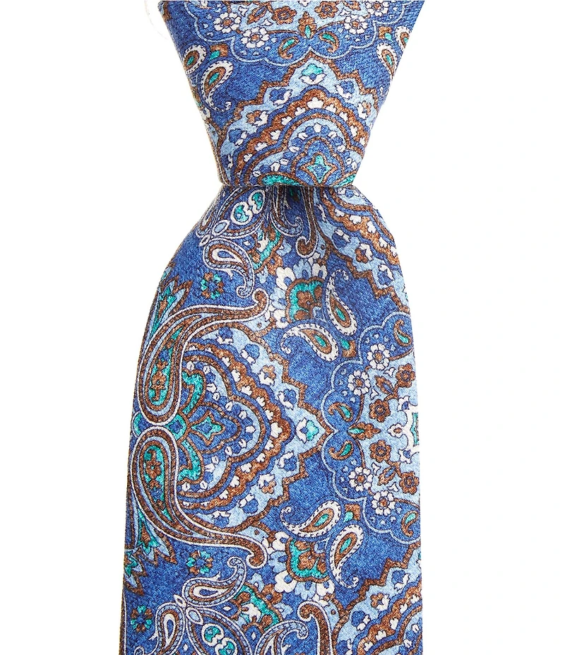 Edward Armah Persian 3.3#double; Silk Tie
