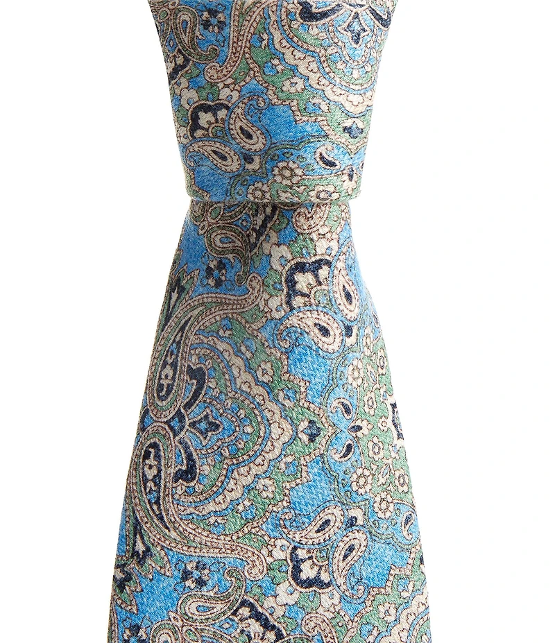 Edward Armah Persian 3.3#double; Silk Tie