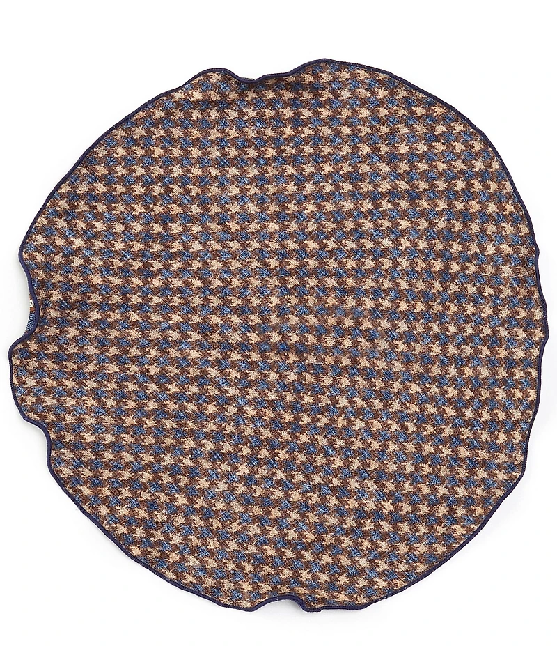 Edward Armah Pine Reversible Silk Pocket Circle