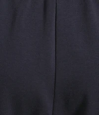 Eileen Fisher Brushed Terry Elastic Waist Straight Side Vent Pants