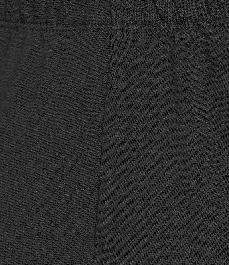 Eileen Fisher Brushed Terry Elastic Waist Straight Side Vent Pants