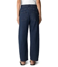 Eileen Fisher Classic-Weight Stretch Denim Ankle Arch Jean