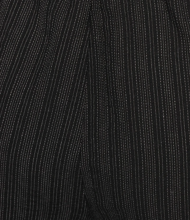 Eileen Fisher Cotton-Blend Yarn-Dyed Stripe Pull-On Lantern Pants