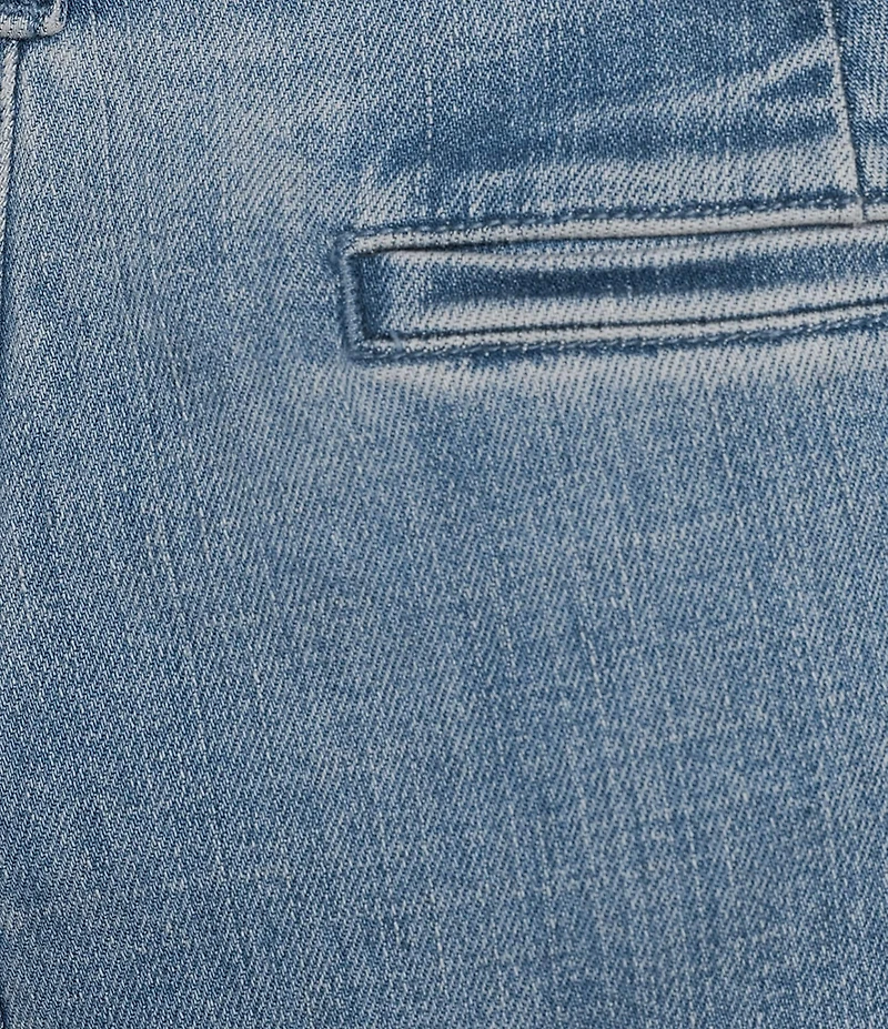 Eileen Fisher Cotton Stretch Denim Wide Leg Trouser Pants