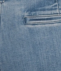 Eileen Fisher Cotton Stretch Denim Wide Leg Trouser Pants