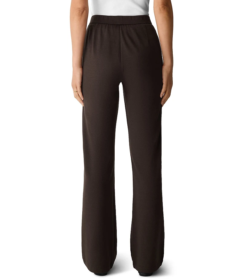 Eileen Fisher Cozy Brushed Terry Hug Kick Pull-On Pants