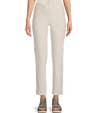 Eileen Fisher Washable Stretch Crepe Slim Leg Ankle Pants