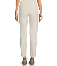 Eileen Fisher Washable Stretch Crepe Slim Leg Ankle Pants