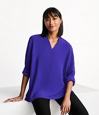Eileen Fisher Washable Stretch Crepe Slim Leg Ankle Pants