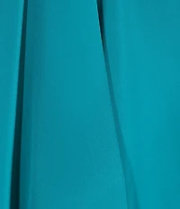 Eileen Fisher Fine Silk Crepe Ballet Neck Sleeveless Midi Dress