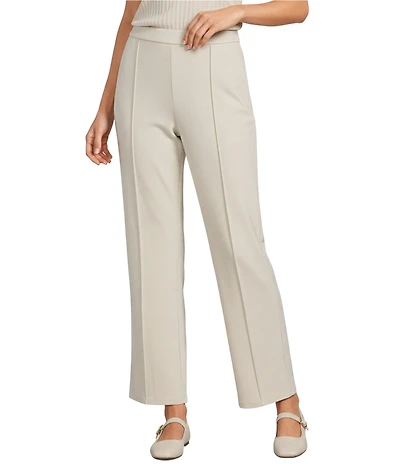 Eileen Fisher Flex Ponte High-Waisted Kick Flare Ankle Pants